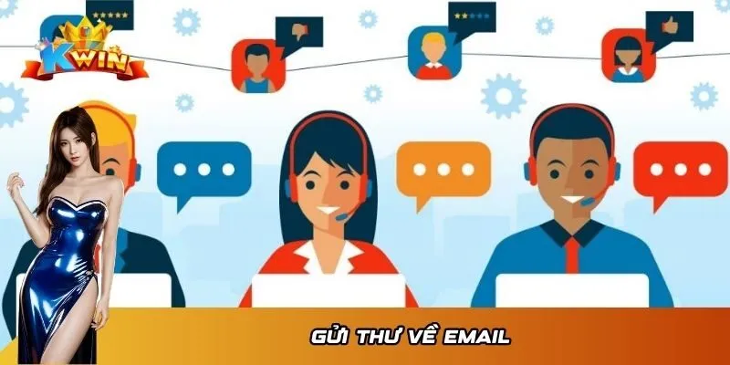 Email là phương thức liên hệ KWIN truyền thống nhưng hiệu quả