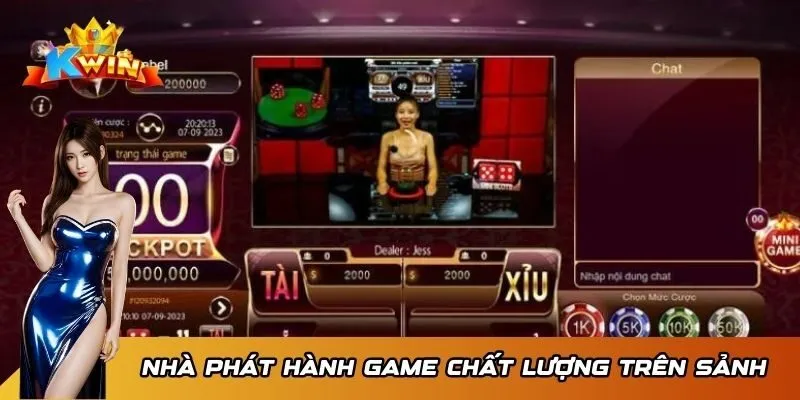 Nhà phát hành game chất lượng trên sảnh